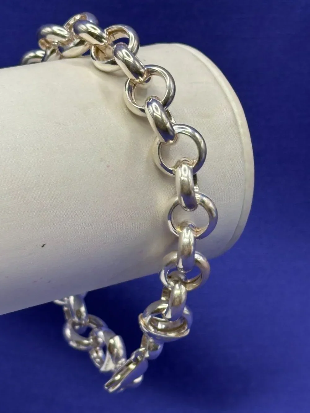 Milor Italy 950 Ultrafine Silver Open Link Bracelet - Picture 1 of 16